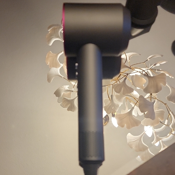 New Black and Pink Hair Dryer with 5 Attachments Great Gift - Picture 2 of 6